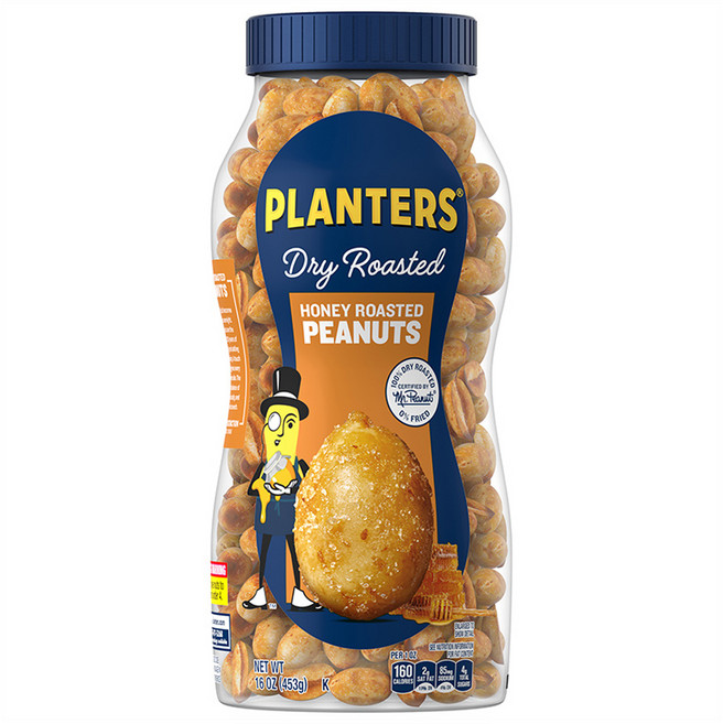 PLANTERS 허니로스티드 피넛, 453g, 1개