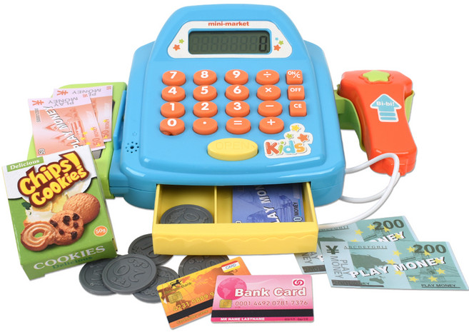 디럭스 슈퍼계산대 놀이, BLUE, 1개