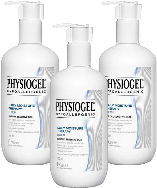 PHYSIOGEL 潔美淨 淨層脂質保濕乳液, 400ml, 3瓶