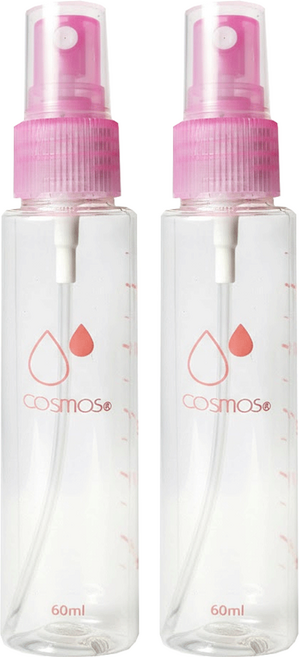 台灣 COSMOS 噴瓶 BB004 60ml, 透明, 2個