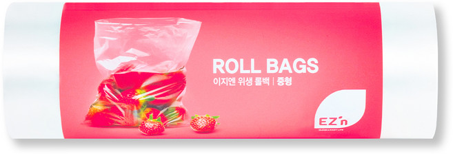 EZn이지엔 위생 롤백 중형 25 x 35 cm, 중(M), 500개입, 1개