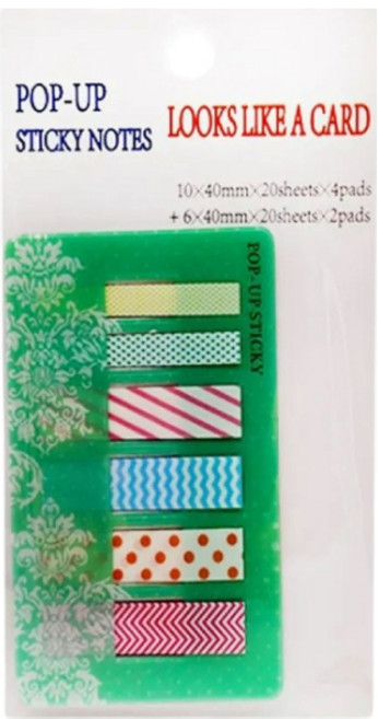 德德小品集 多款式POP 索引貼 #60592, 120張, 1組