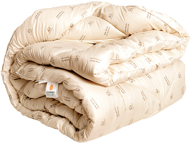 田中保暖試驗所 100%紐西蘭純新羊毛被 台灣製 3kg 保暖透氣舒適, 小羊印花