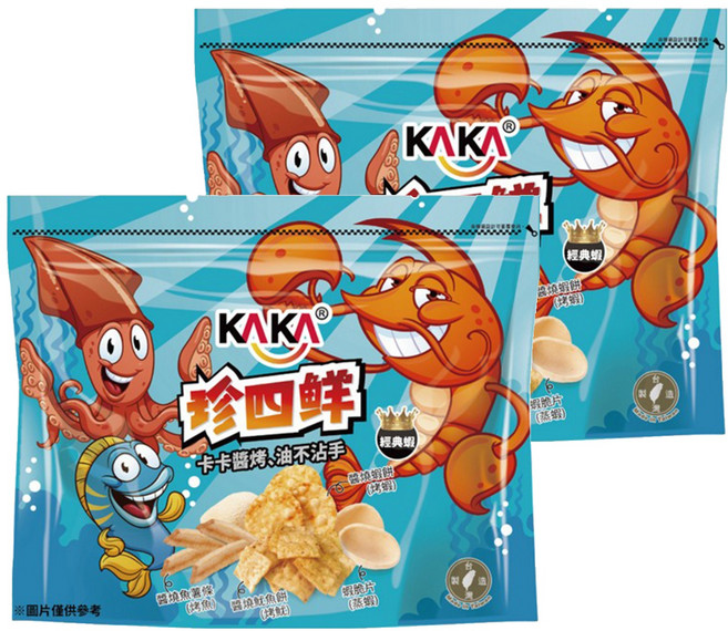 KAKA 卡卡 珍四鮮 經典蝦, 2個, 88g