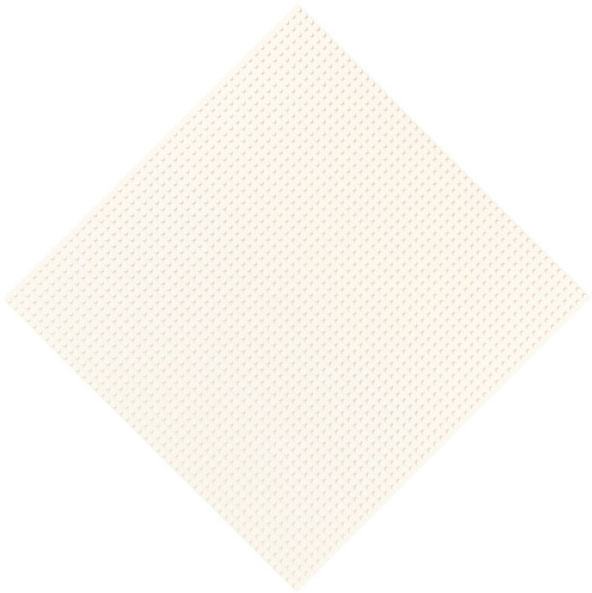 토이다락방 클래식 레고 호환 놀이판 50 x 50칸, 흰색, 1개