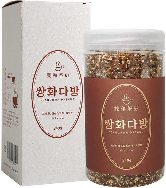쌍화다방 프리미엄 홍삼 쌍화차, 340g, 1개입, 1개