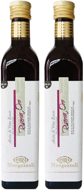 멩가졸리 레드 와인 비네가 아세토 디 비노 와인식초, 500ml, 2개