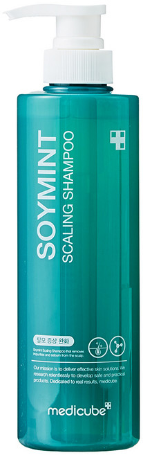 메디큐브 소이 민트 스케일링 샴푸, 1개, 490ml
