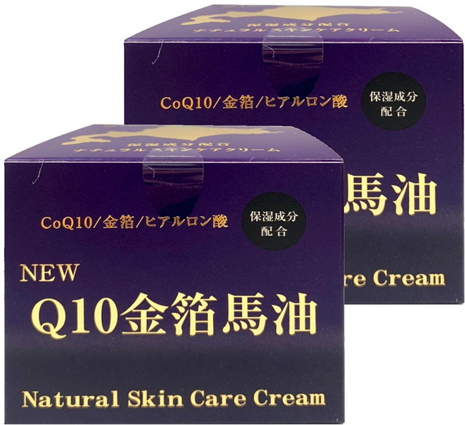 華城商事 NEW Q10金箔馬油 深層滋潤保濕, 100g, 2罐