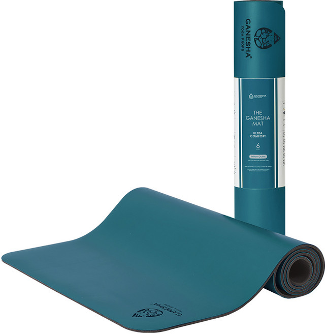 가네샤요가프랍스 가네샤 요가매트 울트라컴포트 6mm, Teal Ocean, 1개