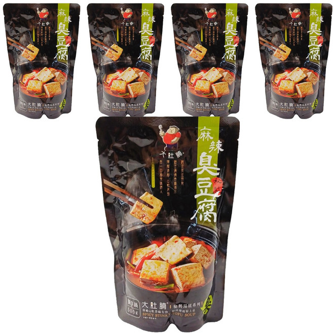 大肚腩 麻辣臭豆腐, 500g, 5包