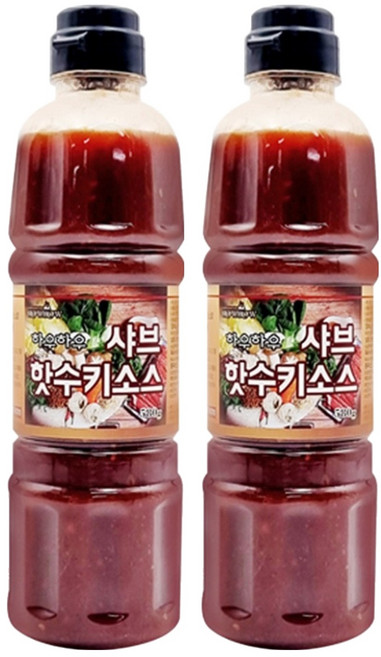 하우하우 샤브핫수끼소스, 500g, 2개