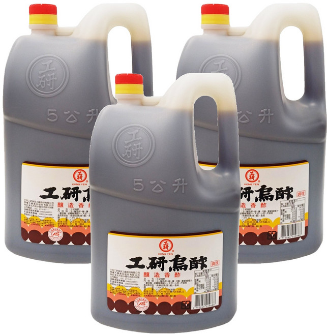 KONG YEN 工研 烏酢, 5L, 3桶