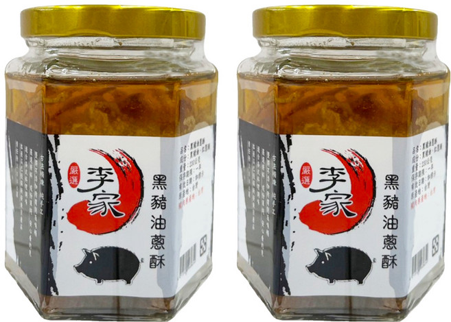軒香 黑豬油蔥酥, 230g, 2罐