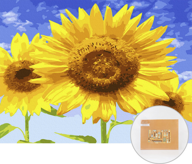 아트조이 DIY 명화그리기 30 x 40 cm, 안녕 해바라기, 1개