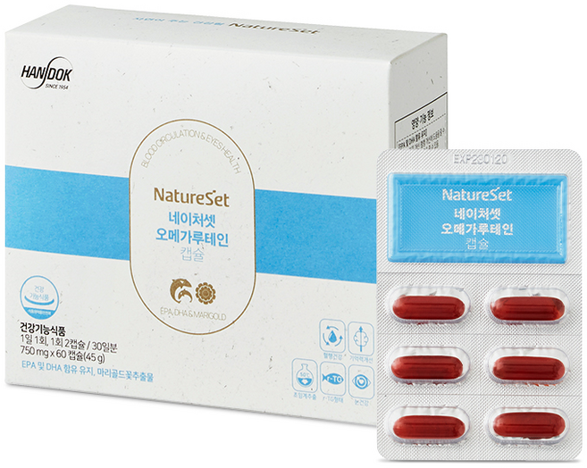 네이처셋 오메가 루테인 캡슐, 60정, 1개