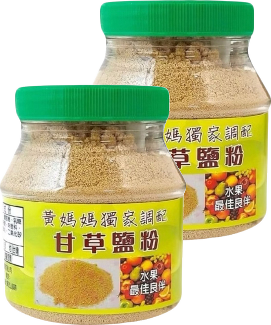 XIANG'ER SHOP 香兒玄鋪 黃媽媽甘草鹽粉, 250g, 2罐