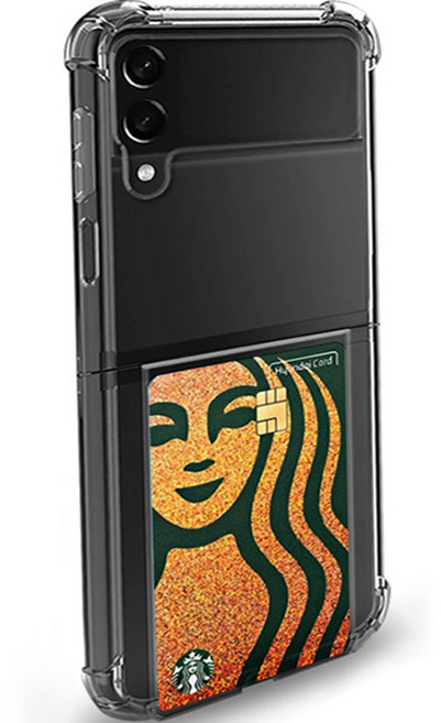 스메르 슬라이드 다운 카드수납 젤리 휴대폰 케이스