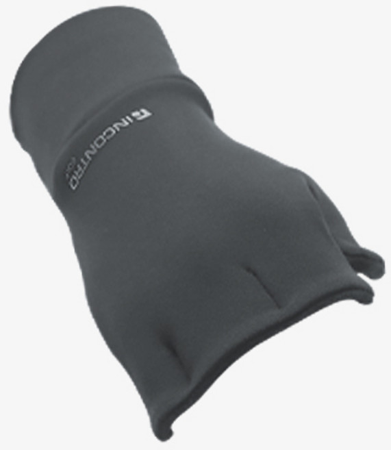 인콘트로 방한 기모 골프 손등 오른손 전용 장갑, 회색, 1개