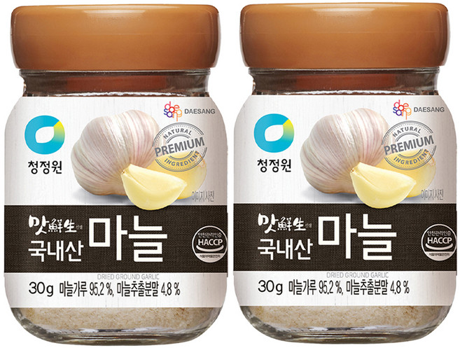 맛선생 국내산 마늘 향신료, 30g, 2개