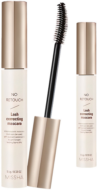 미샤 노 리터치 보정 마스카라 9.5g, 투명, 2개
