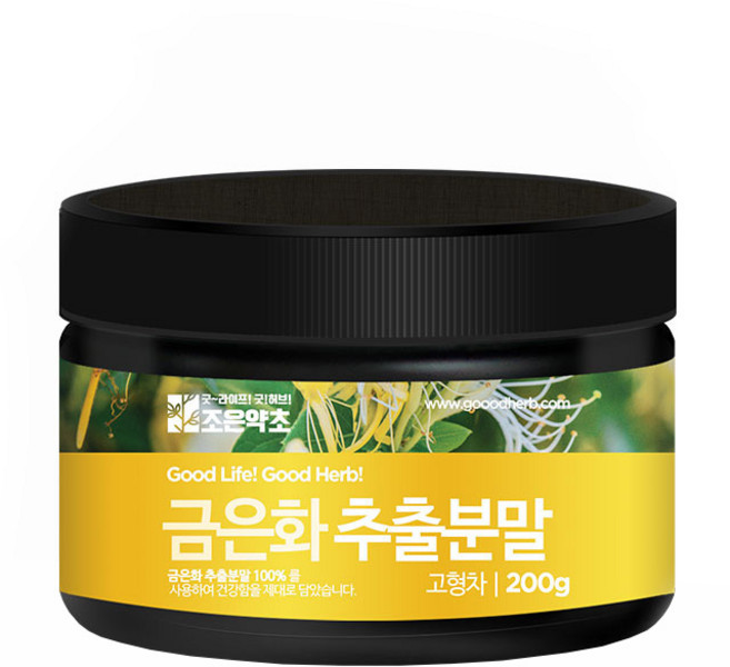 조은약초 금은화 추출분말, 1개, 200g