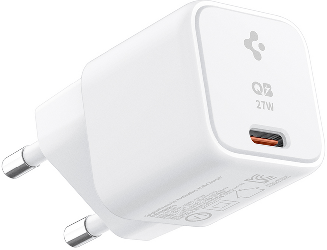 슈피겐 USB PD 27W PPS 25W C타입 초고속 충전기 PE2103KR, 화이트, 1개