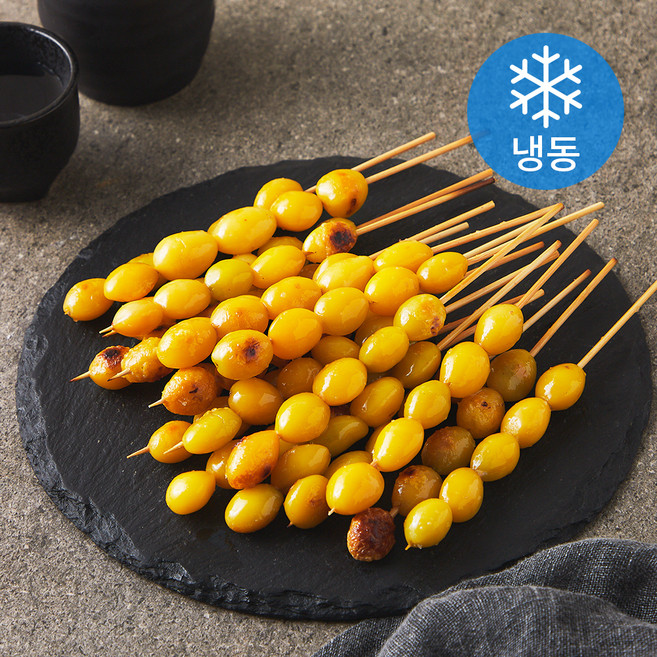 냉동은행 꼬치 탈피 (냉동), 1개, 400g