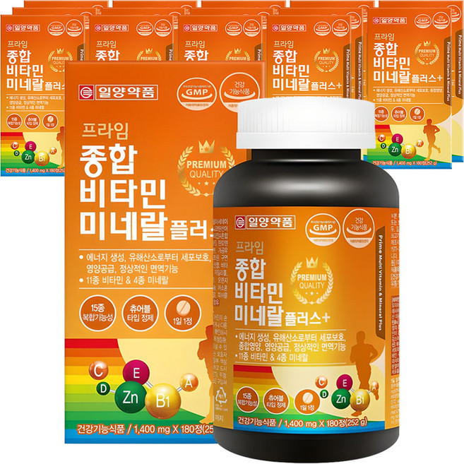 IL-YANG 一洋藥品 Prime 綜合維他命礦物質Plus, 180錠, 15個