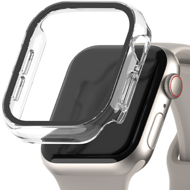 신지모루 풀커버 일체형 SF코팅 케이스, 크리스탈 클리어, 1개