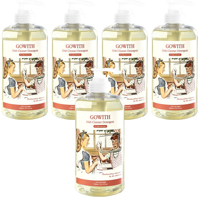 고위드 올인원 주방세제, 1L, 5개