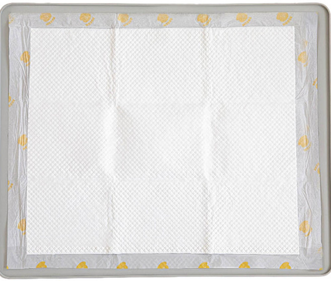 바잇미 논슬립 실리콘 배변 매트 대형, 그레이, 1개