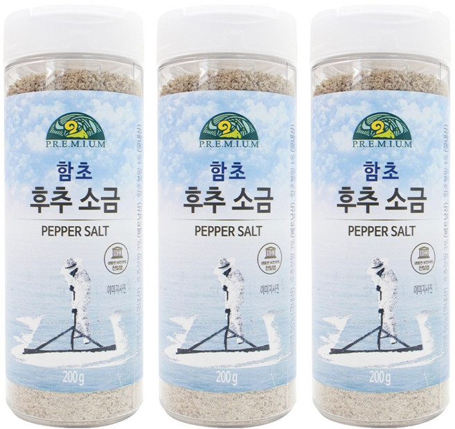 OrganicStory 함초 후추소금, 200g, 3개