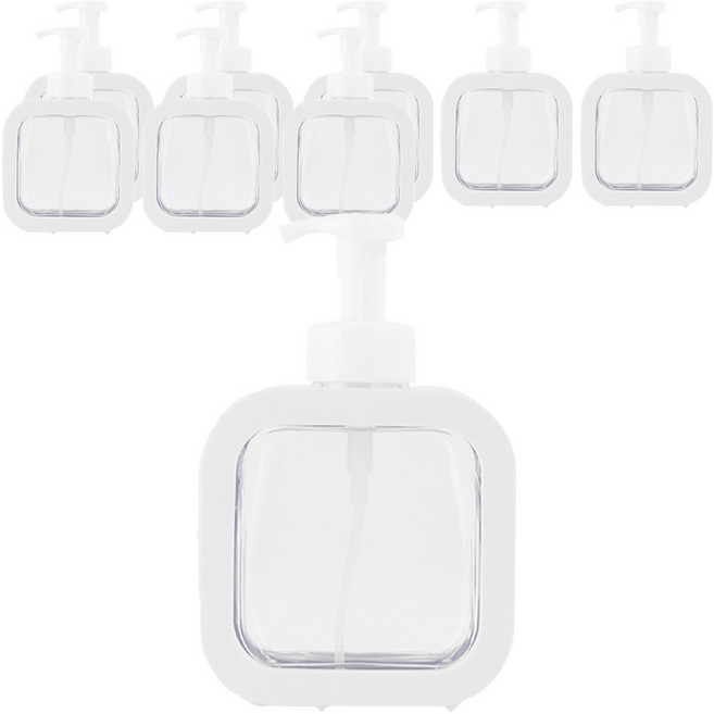 아리코 핸드워시 거품용기 디스펜서 500ml, 화이트, 9개