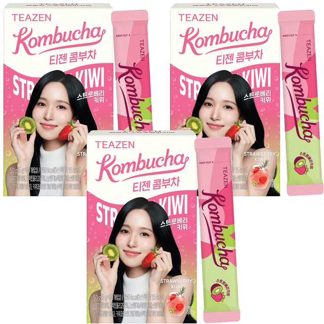 티젠 콤부차 스트로베리키위, 5g, 10개입, 3개