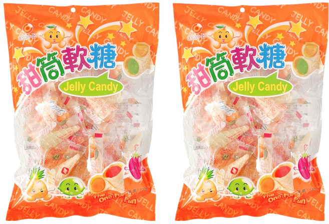 Chiao-E 巧益 甜筒軟糖, 130g, 2入