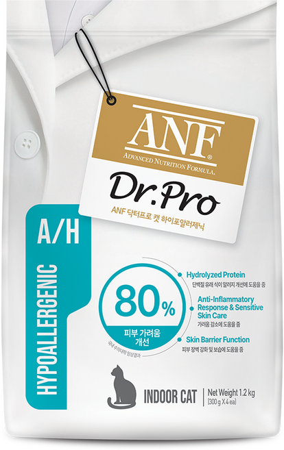 ANF 닥터프로 캣 처방식 사료, 피부/피모+알러지, 1.2kg, 1개