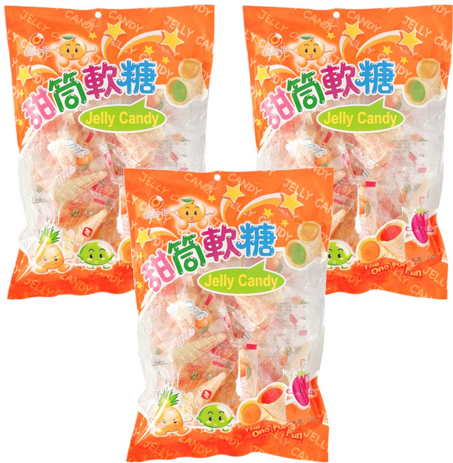 Chiao-E 巧益 甜筒軟糖, 130g, 3入