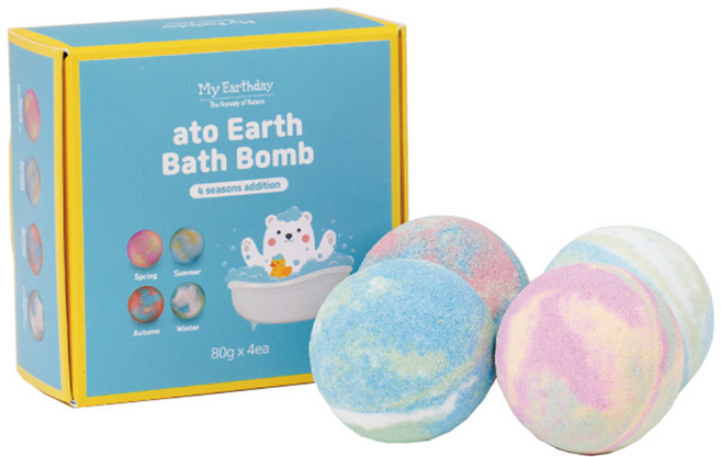 마이얼스데이 세라마이드 아토 얼스 배스밤 에디션 4종 세트, 320g, 1개