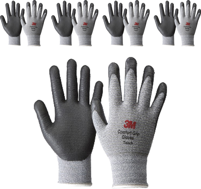 쓰리엠 컴포트 그립 글로브 터치, Melange Gray, 5개