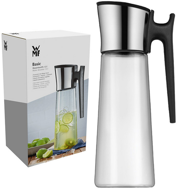 WMF 베이직 워터 손잡이 디켄터, 혼합색상, 1.5L, 1개