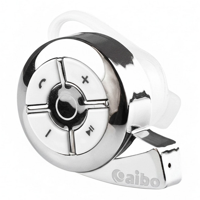 aibo BT2 Wireless 入耳式 耳機 麥克風 A2DP立體聲 10M長距離 蝸牛 銀色 LY-MIC-BT2-S