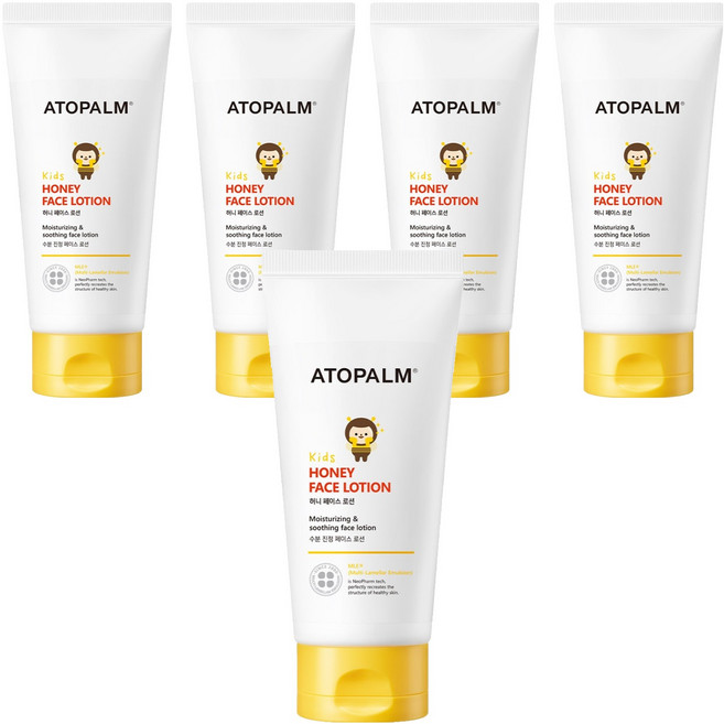 아토팜 아동용 허니 페이스 로션, 150ml, 5개