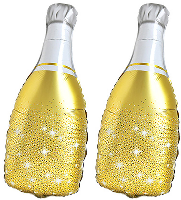 타이탄 생일 파티 풍선, 버블 보틀, 2개