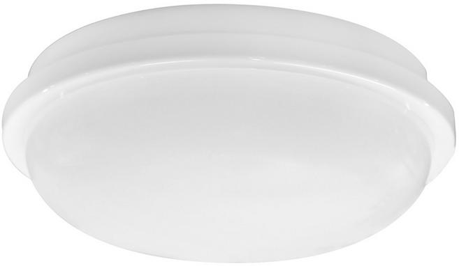 16W LED 防潮吸頂燈 4000K 直徑220 x 65mm, 白色