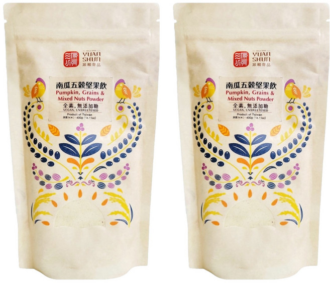 源順食品 南瓜五穀堅果飲, 400g, 1入, 2包