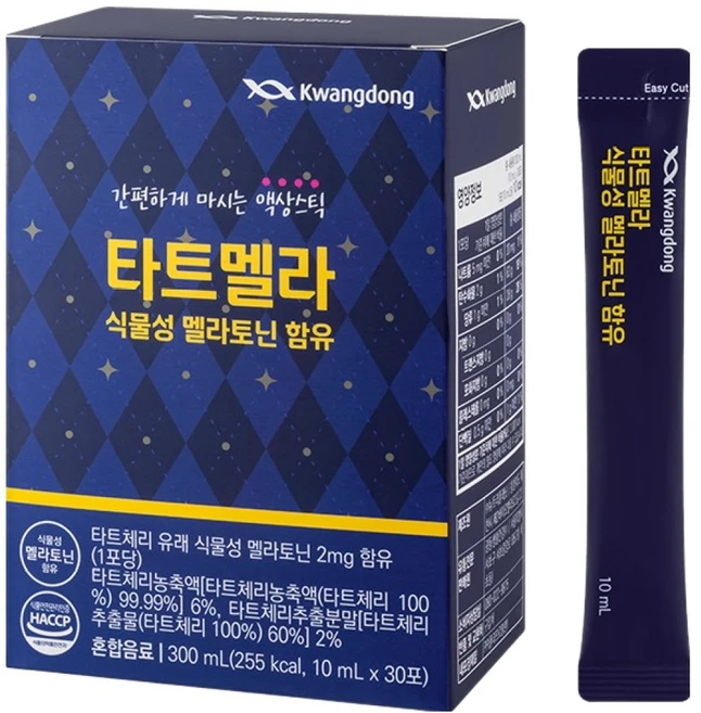 광동 타트멜라 식물성 멜라토닌 함유 30포, 1개, 300ml - 쿠팡