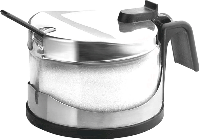 ibili 附匙壓蓋式調味罐 13.2 x 9.6 x 7.4cm 309g, 250ml, 1個