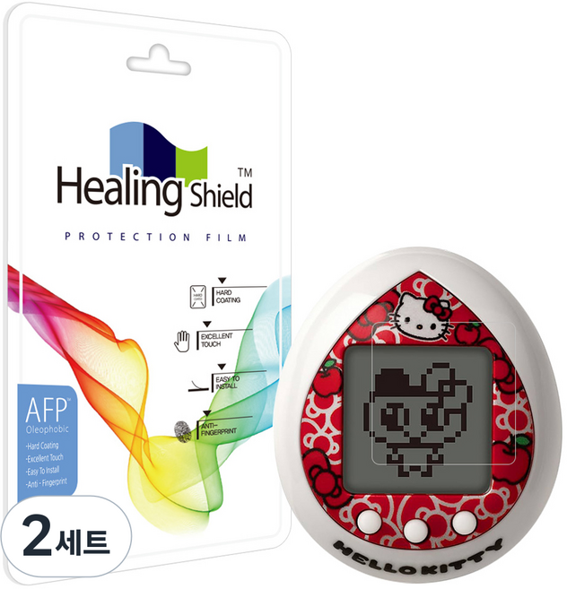 힐링쉴드 올레포빅 액정보호필름 2p 세트, 다마고치 나노, 2세트