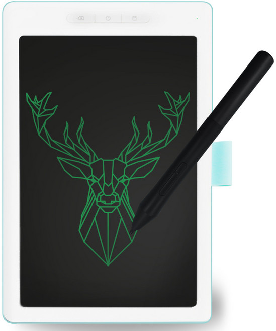 뷰라이프 스마트폰 저장식 전자노트 DINO 10, 화이트 + 스카이블루